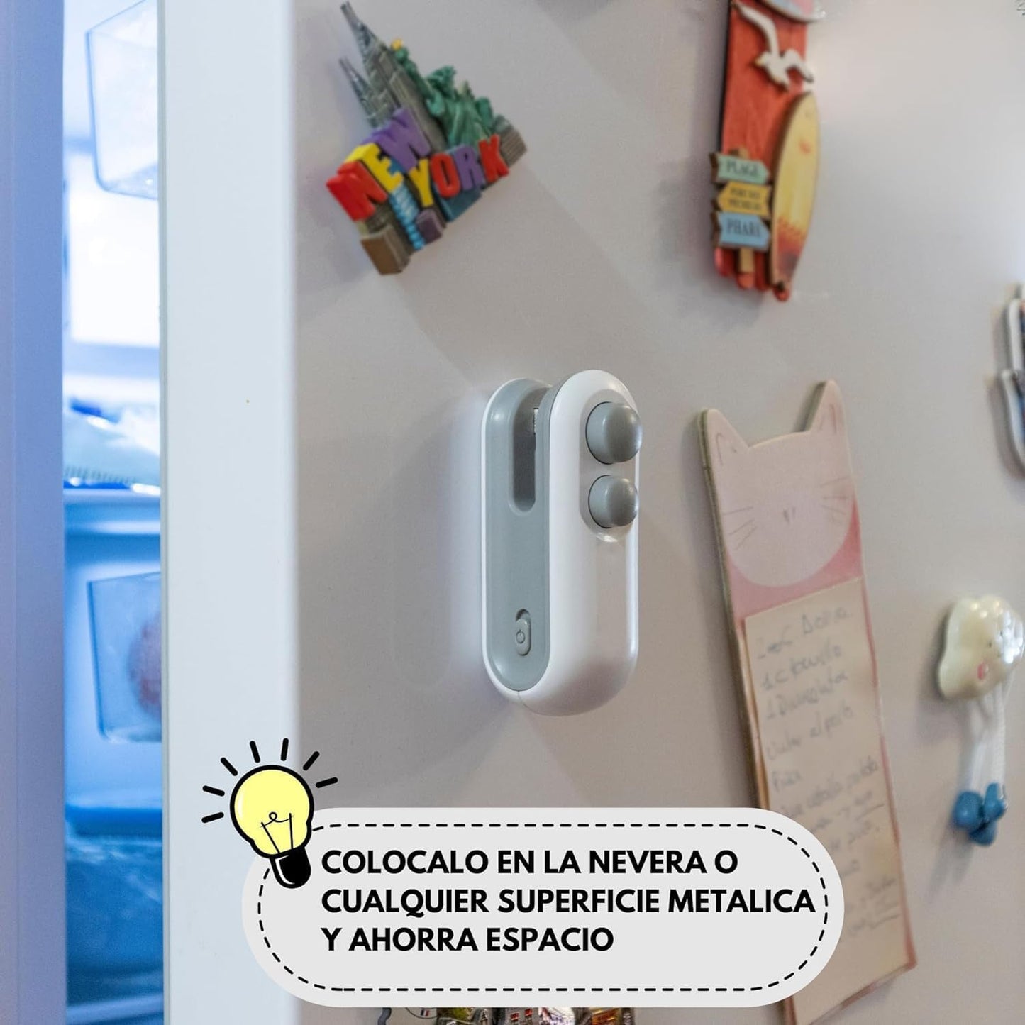 Mini Sellador de Bolsas - Recargable + Cable USB C Para Carga