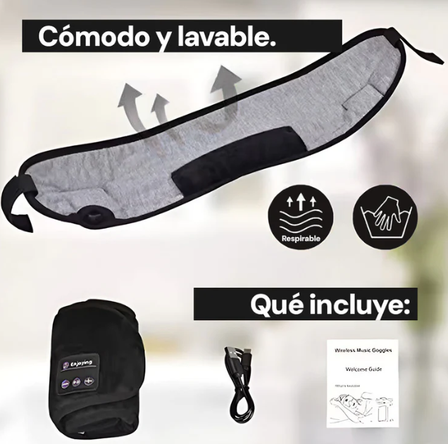 Antifaz Con Bluetooth Para Dormir