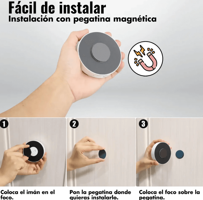 Pack X 3 Luces Led Recargables Con Sensor Inteligente 💡