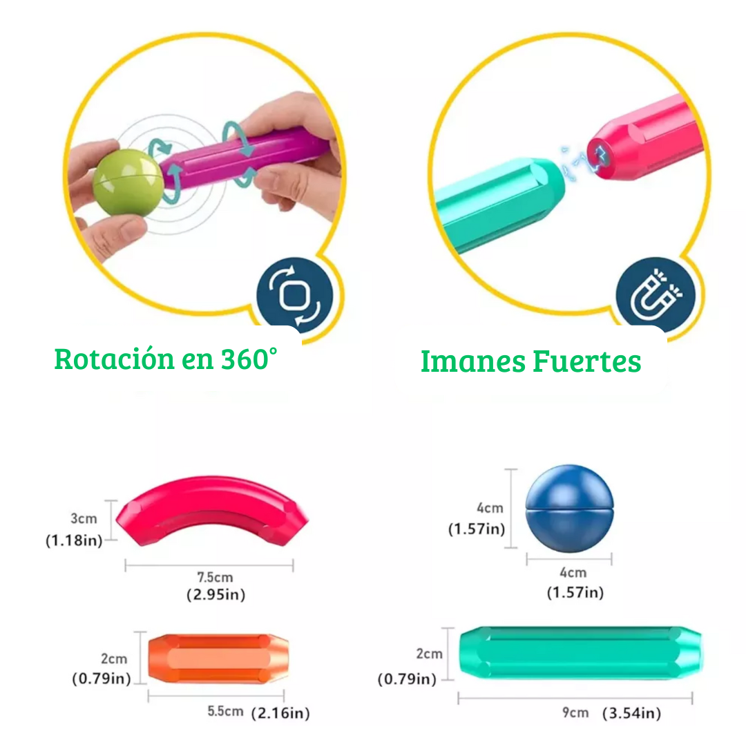 Bloque Magnéticos Didácticos (42 Piezas)