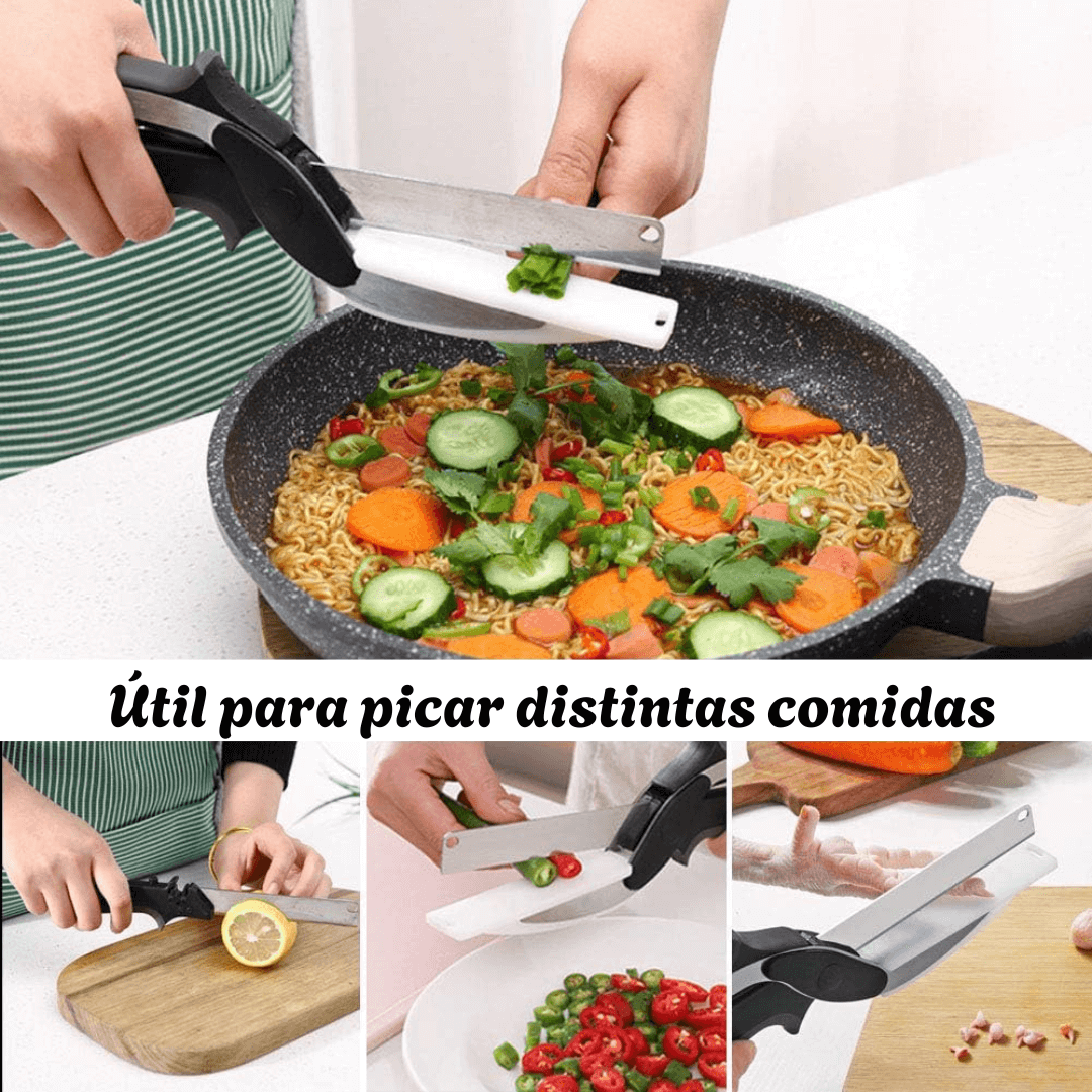 Tijera Corta Alimentos 2 En 1