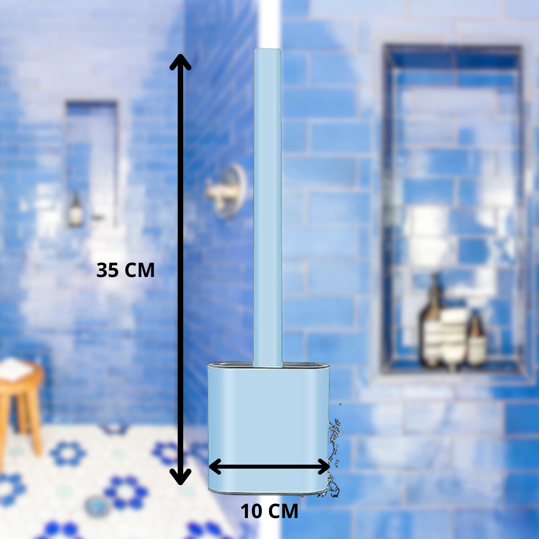 Cepillo De Silicona Flexible para Baño + ¡Soporte Con Adhesivo De Regalo!