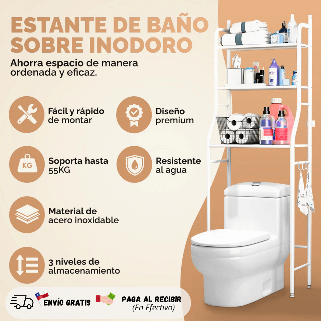Estante Organizador Para Baño "Orden al Instante"