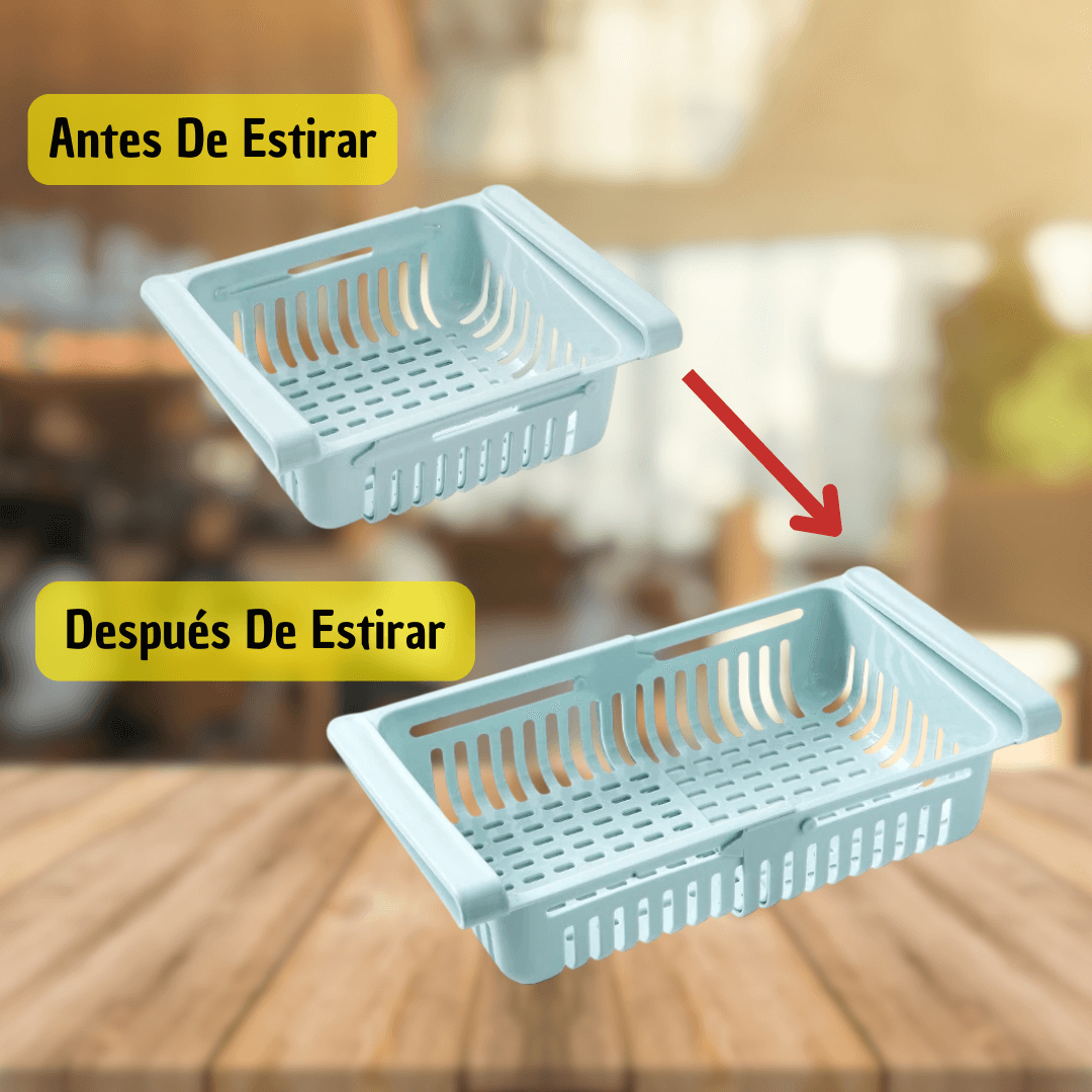 Kit X 4 Organizador ! Adiós Desorden ! Refrigerador Expandible