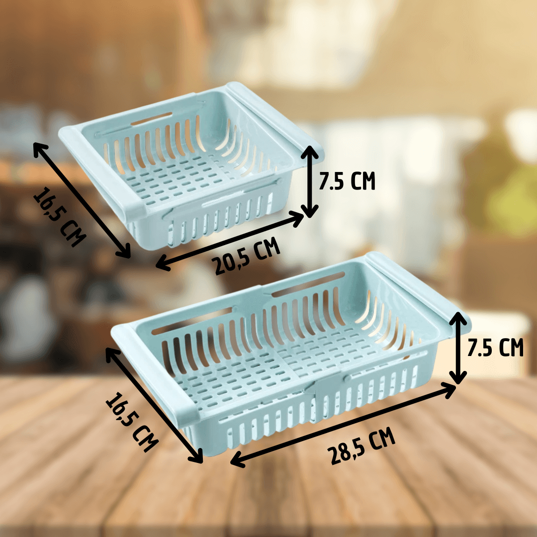 Kit X 4 Organizador ! Adiós Desorden ! Refrigerador Expandible