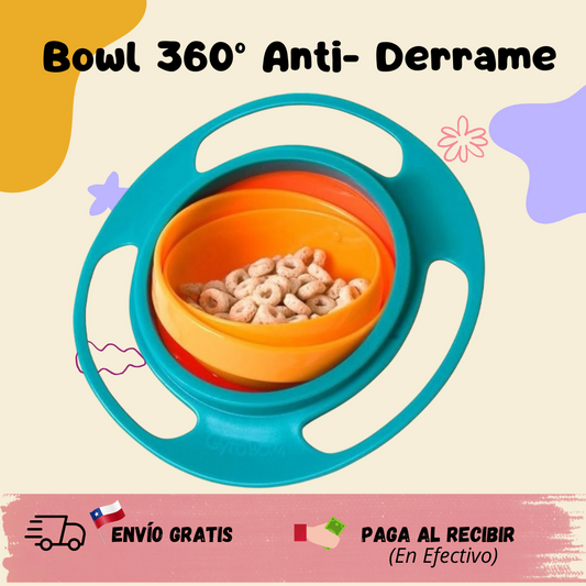 ⭐Bowl 360° Anti Derrame - 2 Unidades Al Precio de 1 !!