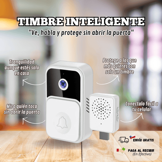 🔐 Timbre Inteligente – "Ve, habla y protege sin abrir la puerta"