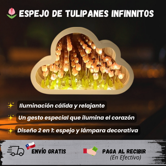 🌷Espejo De Tulipanes Infinitos