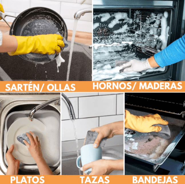 Paños Multiuso Fácil Limpieza - Pack 10 Unidades
